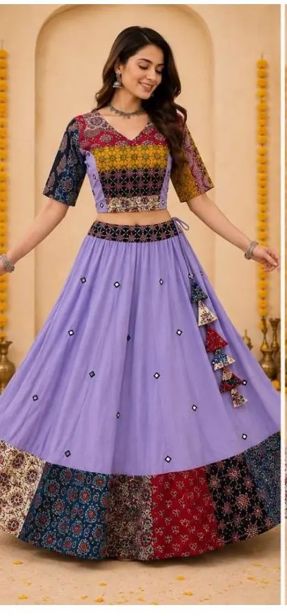 mauve patchwork